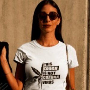 THIS COUGH IS NOT CORONA MEN WOMENS TSHIRT